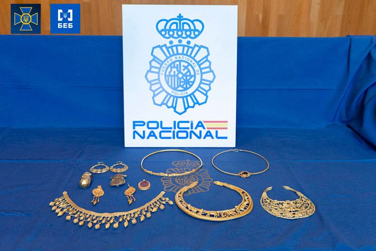 Scythian jewelry seized in Spain could be fake