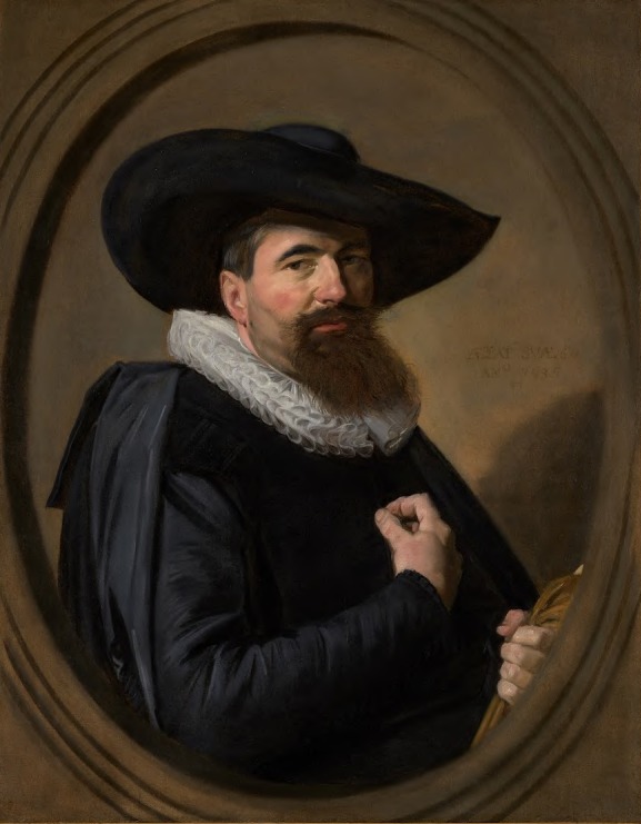 Frans Hals.  Portrait of a man, 1635. Salomon Lilian