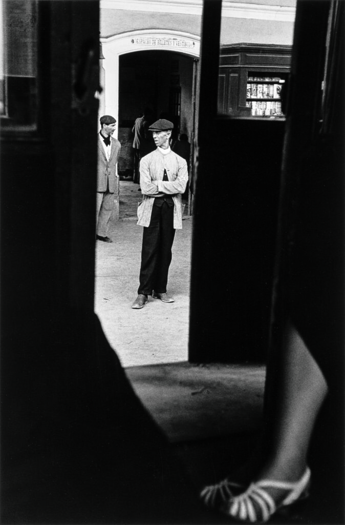 Louis Stettner.  Train Station Near Málaga, Spain, 1951. Courtesy Louis Stettner Archive, Paris © Louis Stettner Estate