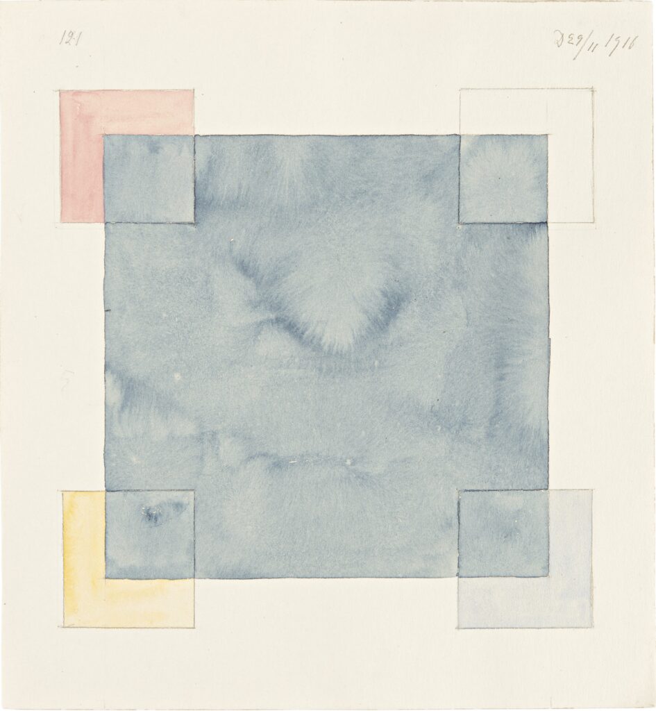 Hilma af Klint. Perceval Series, Group III (Parcifal Series, Grupp III), No. 121, 1916. Courtesy The Hilma af Klint Foundation, Stockholm, HaK 327