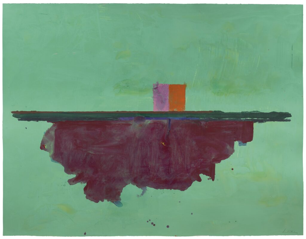 Helen Frankenthaler. Cassis, 1995. Helen Frankenthaler Foundation, Nueva York © 2025 Helen Frankenthaler Foundation, Inc./Artists Rights Society (ARS), New York / VEGAP