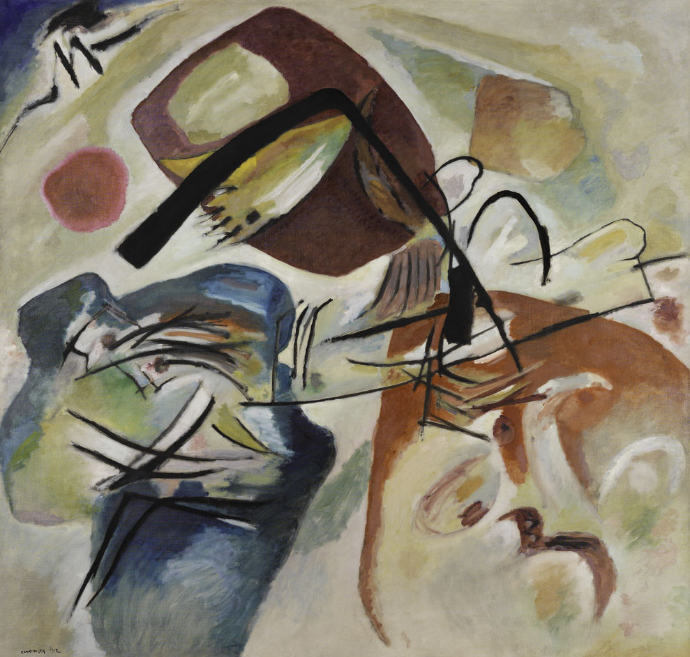 Vassily Kandinsky, mit dem Schwarzen Bogen II (with black arch), 1912. © Center Pompidou, Mnam-Cci/Hélène Mauri/Dist. Grandpalaisrmn