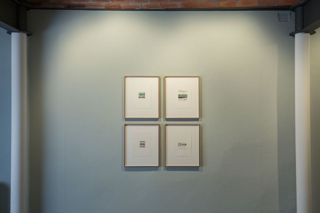 Juan Uslé in the Tower of Borja. Photography: Miriam Borja, Pablo López