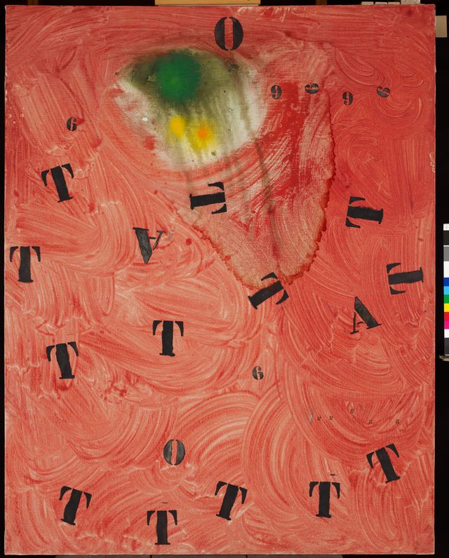 Joan looked. Lettres et Chiffres Attirés Par unit ethinclle, 1968. Fundació Joan Miró, Barcelona. © Successó Miró, 2025. Photography: Courtesy Fundació Joan Miró, Barcelona