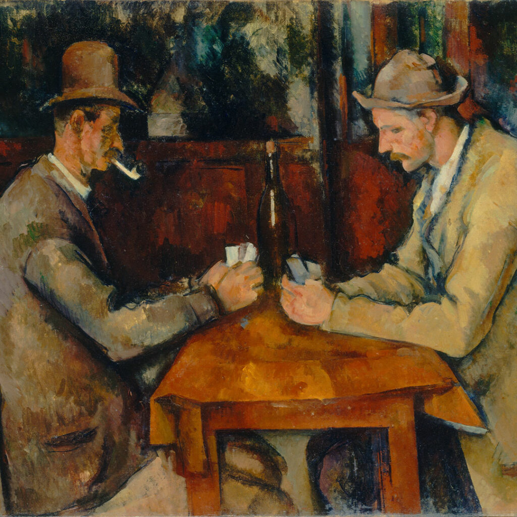 Paul Cezanne. Les Joueurs de cartes, 1890 - 1895. Musée d’Orsay