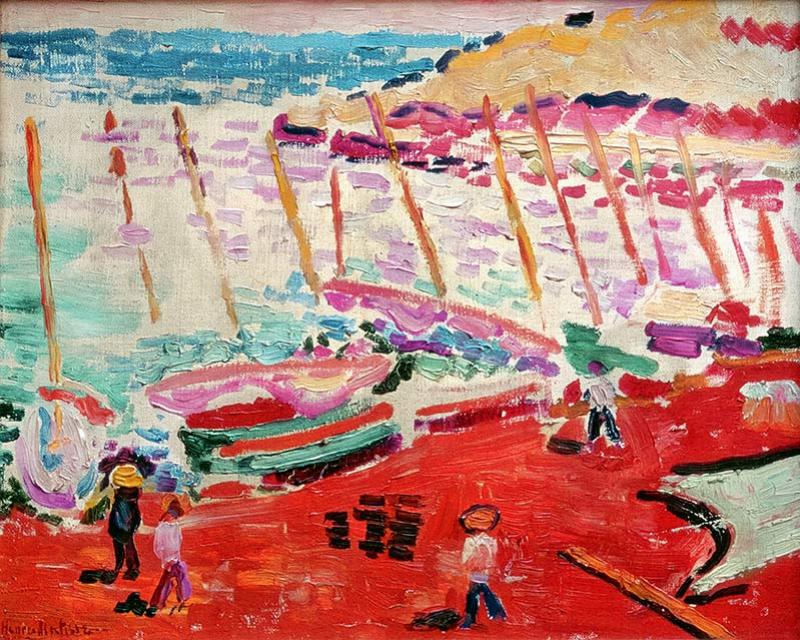 Henri Matisse (1869-1954), La Plage Rouge, 1905, oil on canvas, 33 × 41 cm, private collection. © DR