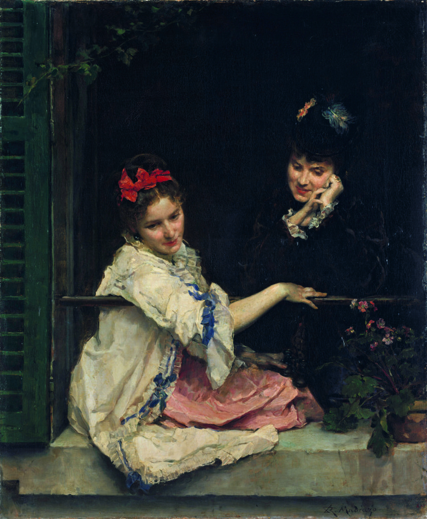 Raimundo de Madrazo. Girls in the window, around 1875. The Metropolitan Museum of Art, New York