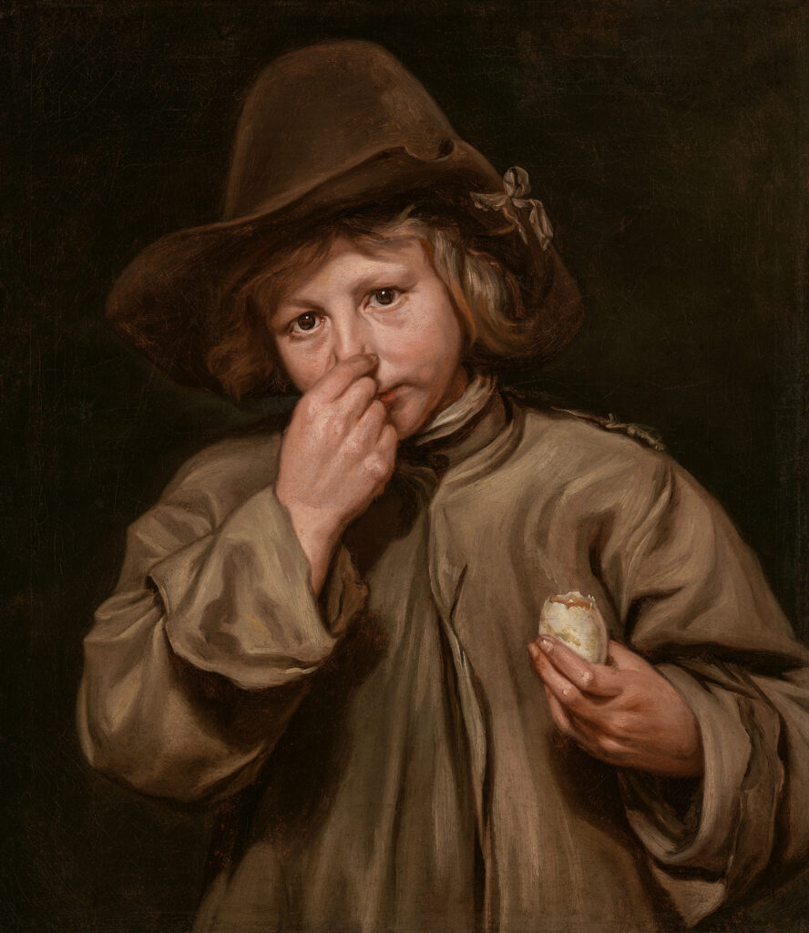 Michaelina Wautier. The five senses (smell), 1650. Rose-Marie and Eijk van Otterloo Collection, Boston