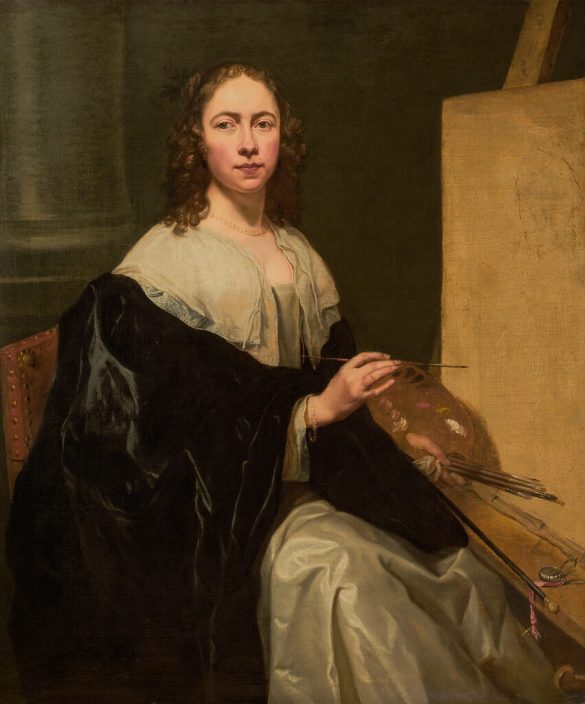 Michaelina Wautier. Autorretrato, hacia 1650. Colección privada