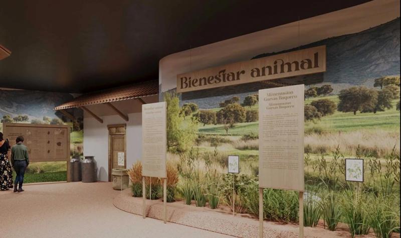 3D projection of the future Museo del Queso García Baquero in Toledo, Spain. © Quesos García-Baquero