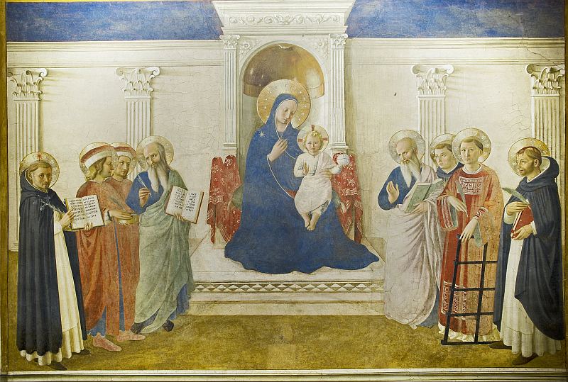 Fra Angelico. Madonna Delle Oman, 1440-1450. Di San Marco Museum