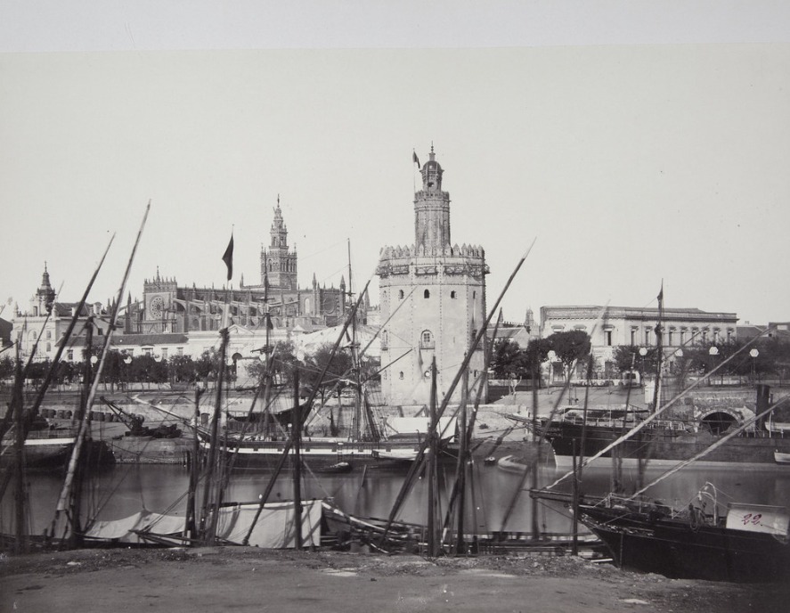 Charles Clifford. Torre del Oro (Sevilla), 182. Monumental album series of Spain