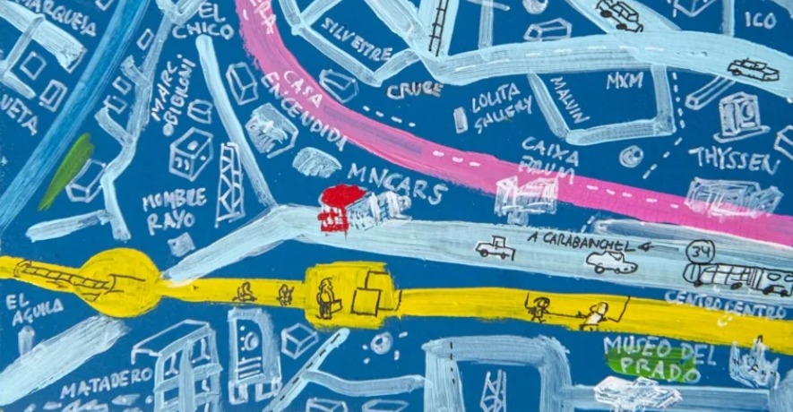 Luis Pérez Calvo. Artist cards. CenterCenter