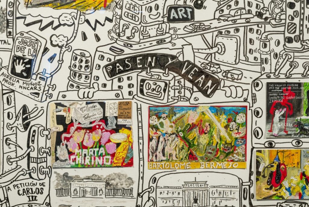 Luis Pérez Calvo. Artist cards. CenterCenter