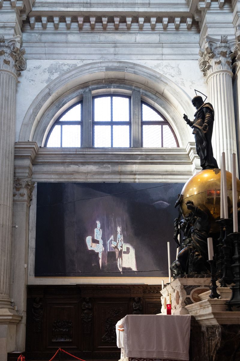 Luc Tuymans in San Giorgio Maggiore. Photography: Marta Buso