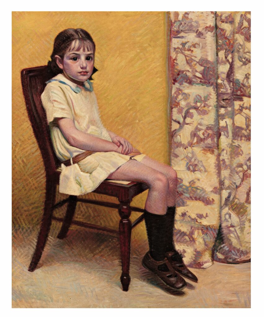 Feliu Elias. Portrait of Mariona Pagès Elias, 1916. lesson Rosa Regàs