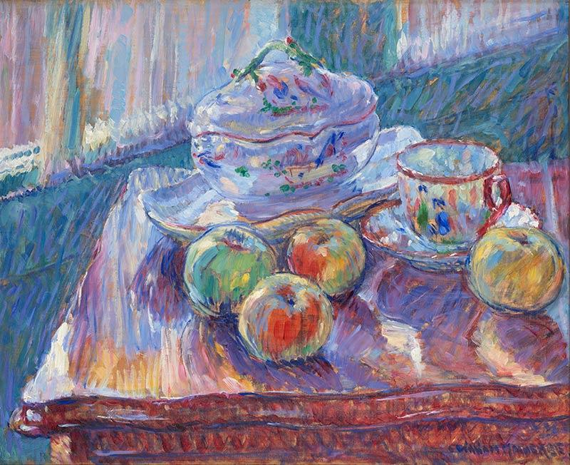 William Malherbe (1884-1951), Still life, 1922, oil on panel. © City of Versailles / Thierry Ollivier 2025