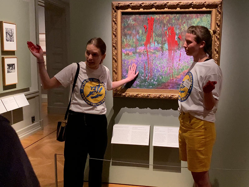 Monet vandalized in Sweden: environmental activists acquitted