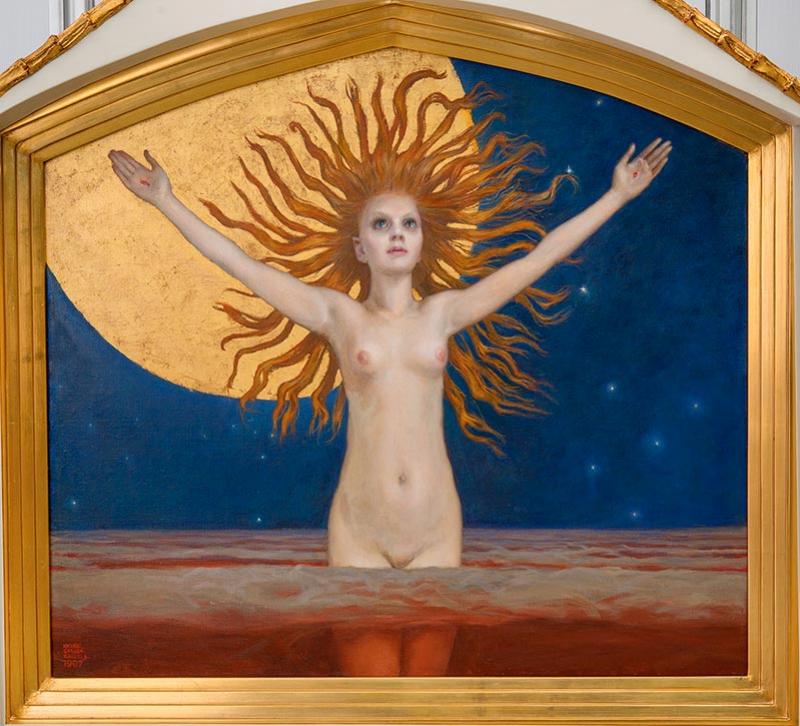 Akseli Gallen-Kallela (1865-1931), Ad Astra (2nd version), 1907, oil on canvas. © Matias Uusikylä / Signe and Ane Gyllenberg Foundation
