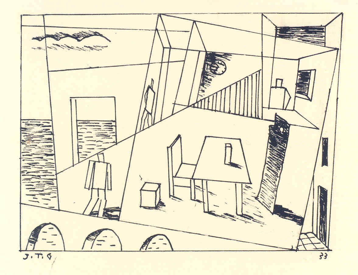 Joaquín Torres García. Man in three-dimensional space, 1933. © Joaquín Torres García