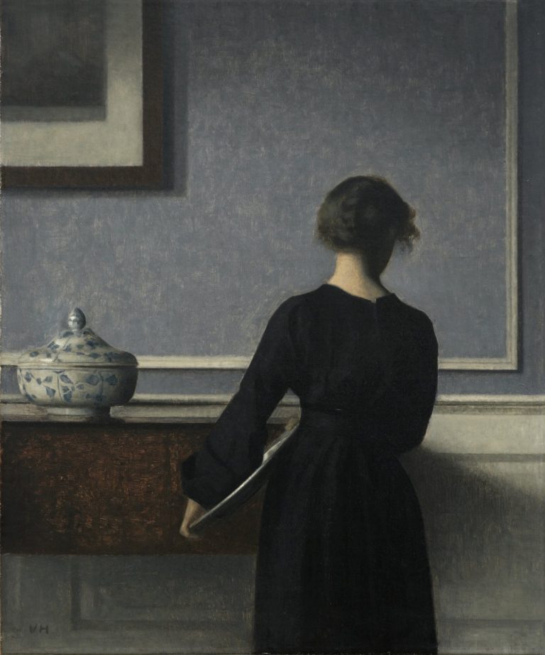 Vilhelm Hammershøi, the beauty of the still