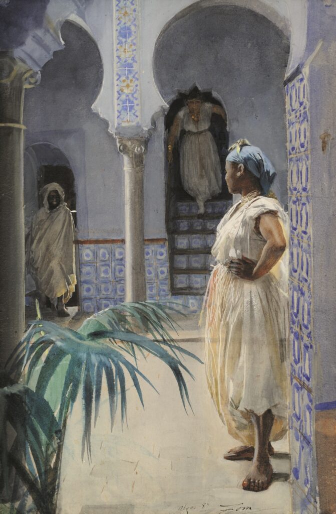 Anders Zorn. At Topkapi Palace, 1885. Sweden, LF Dalarnas 