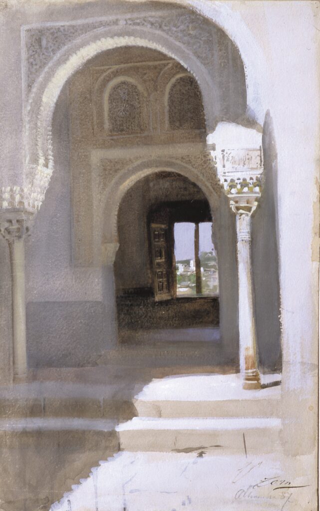 Anders Zorn. The Alhambra, 1887. Zornmuseet, Mora