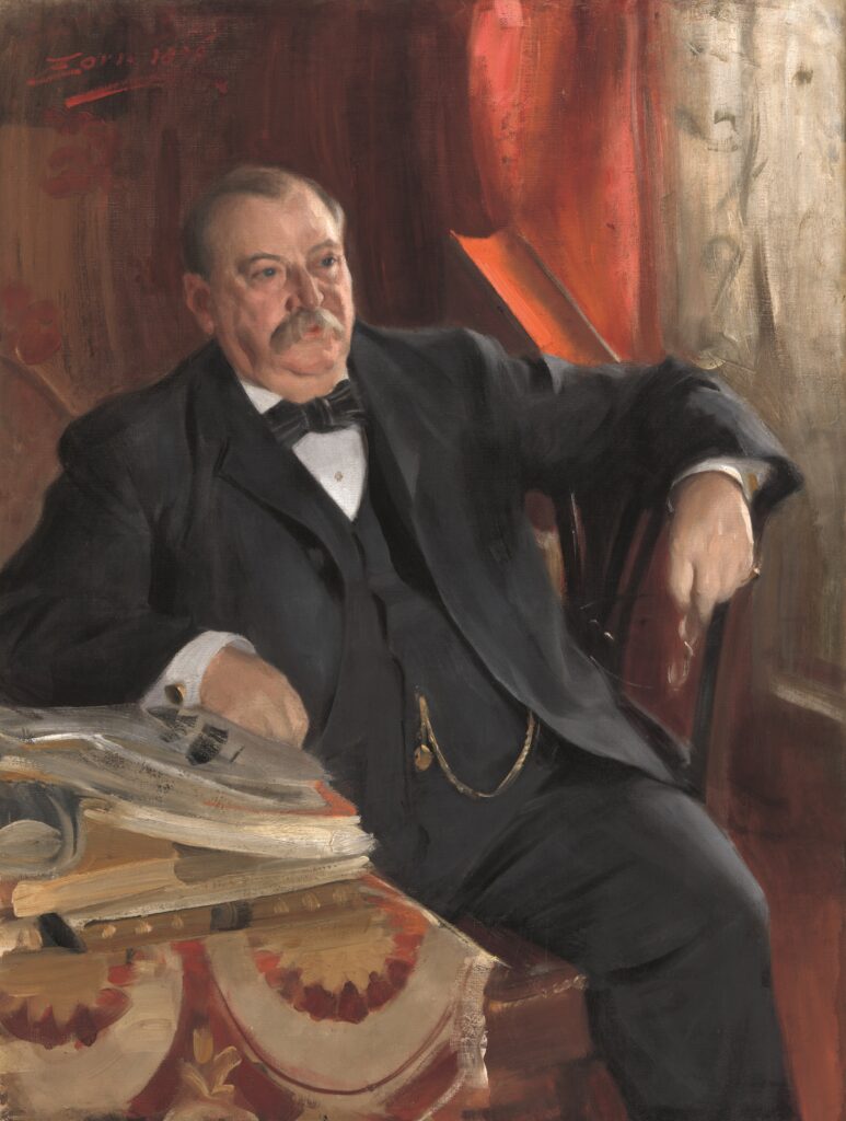 Anders Zorn. Grover Cleveland, 1899. National Portrait Gallery, Washington