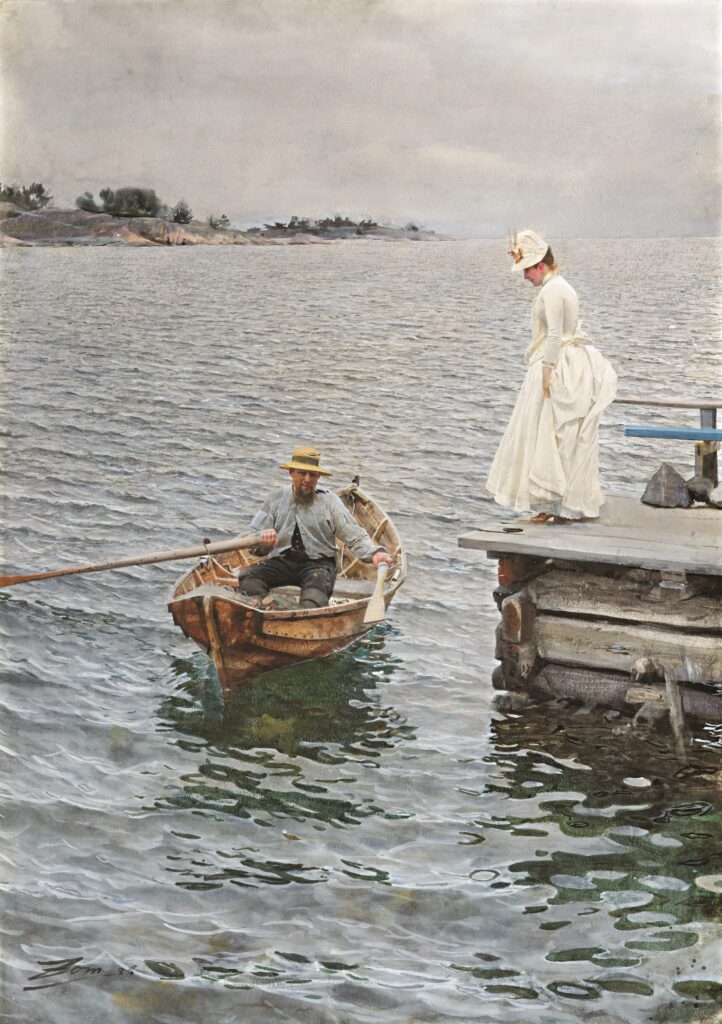 Anders Zorn. Summer Pleasure, 1886. Private collection