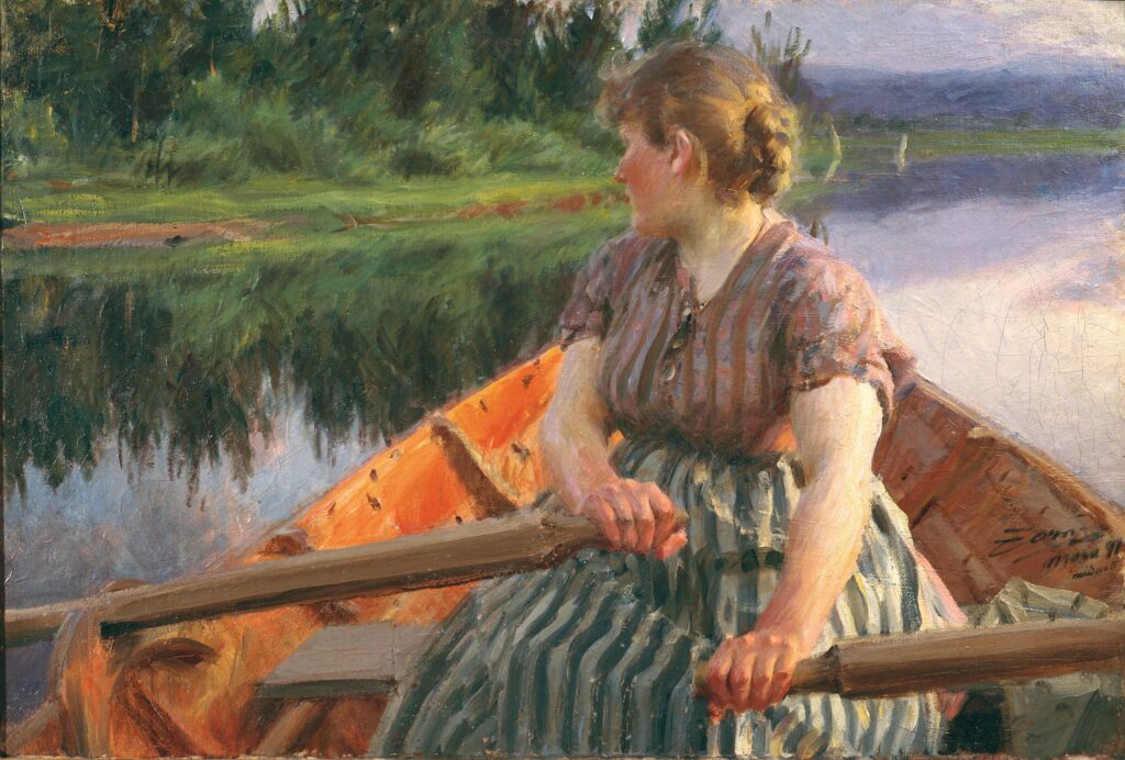 Anders Zorn. Medianoche, 1891. Mora, Zornmuseet