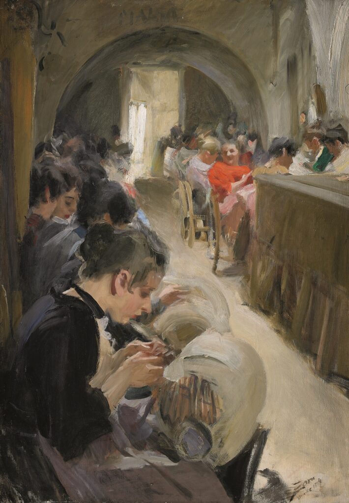 Anders Zorn. Lace makers, 1894. Private collection 