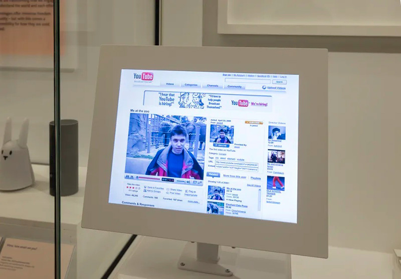 The Victoria & Albert Museum includes the first YouTube video in its collection