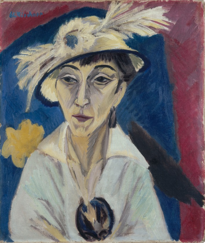 Kirchner. Portrait of Erna Schilling, 1913. neue Nationalgalerie, Berlin