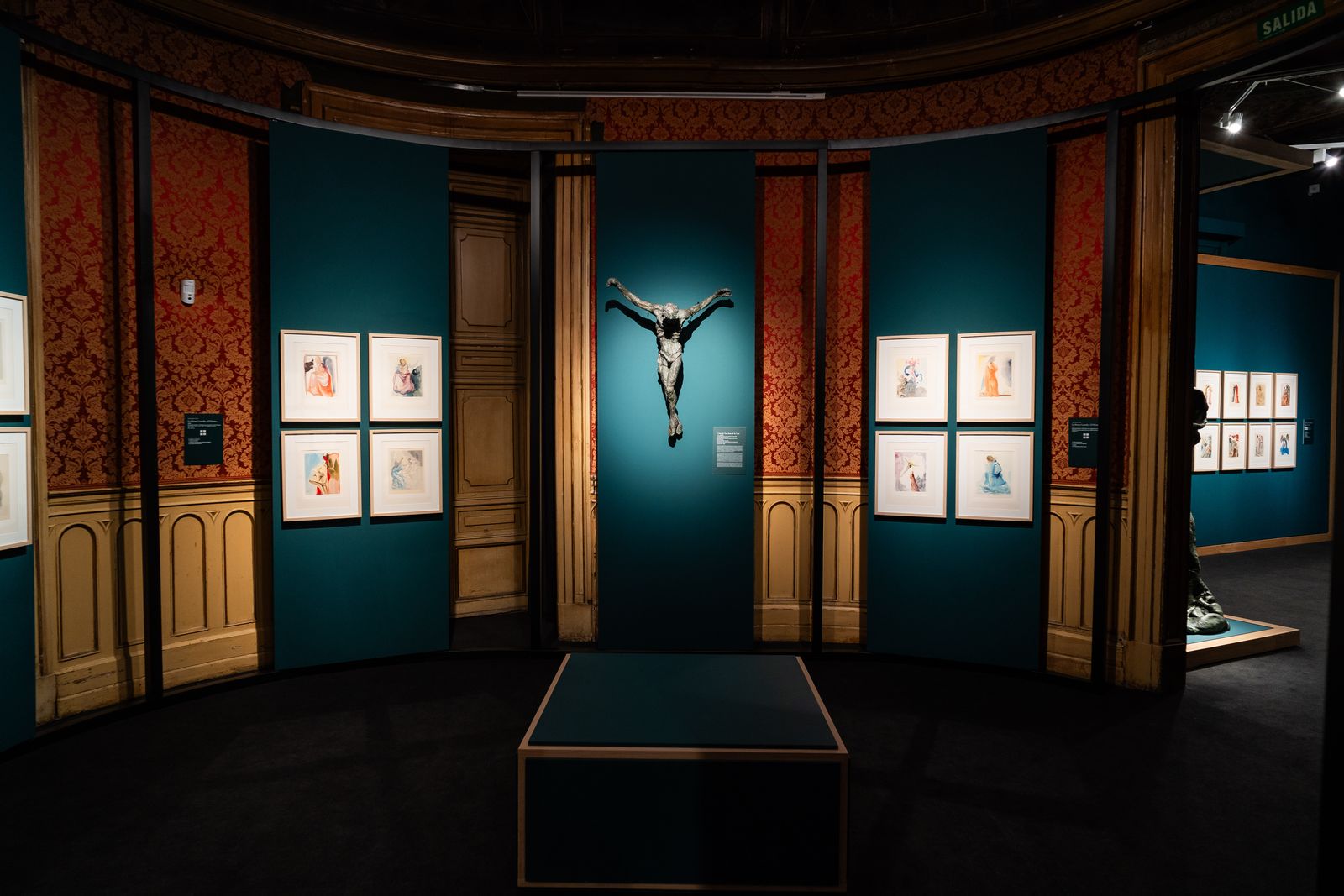 Salvador Dali. Christ of San Juan de la Cruz, 1982-2003. Posthumous extension of the sculpture created in 1974 authorized by Salvador Dalí