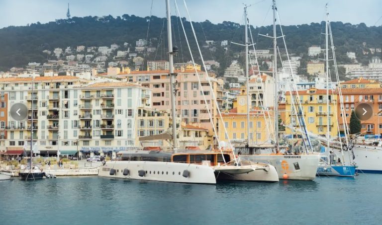 The Art Explora ship docks in Barcelona and Ibiza