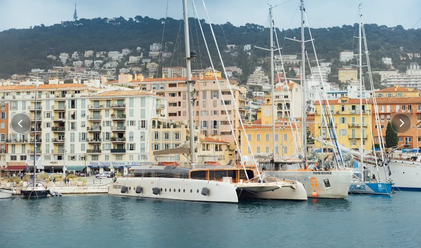 The Art Explora ship docks in Barcelona and Ibiza