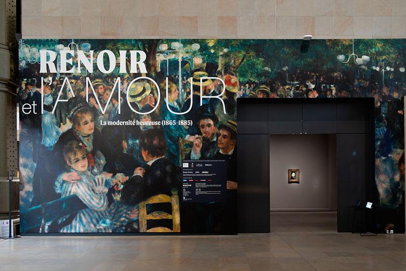 View of the “Renoir and Love” exhibition at the Musée d’Orsay. © Allison Bellido Espichan
