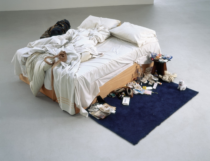Tracey Emin. My Bed, 1998. Courtesy of The Saatchi Gallery, London