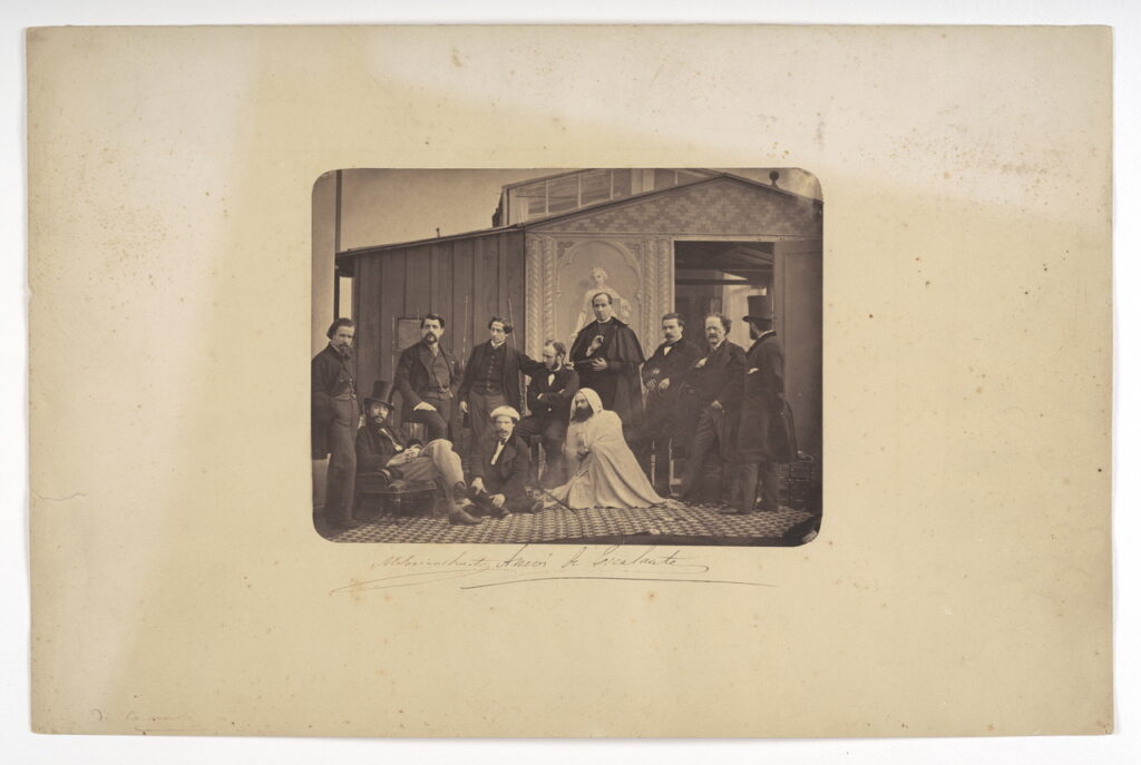 Study by Altobelli and Molins. Spanish artists in Rome, 1861. Museo Nacional del Prado