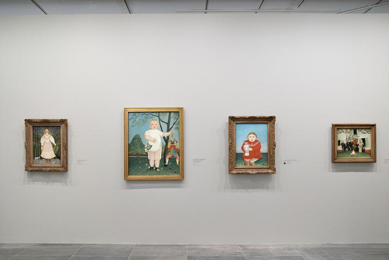 View of the exhibition “Henri Rousseau and the ambition of painting” at the Musée de l'Orangerie. © Laetitia Striffling