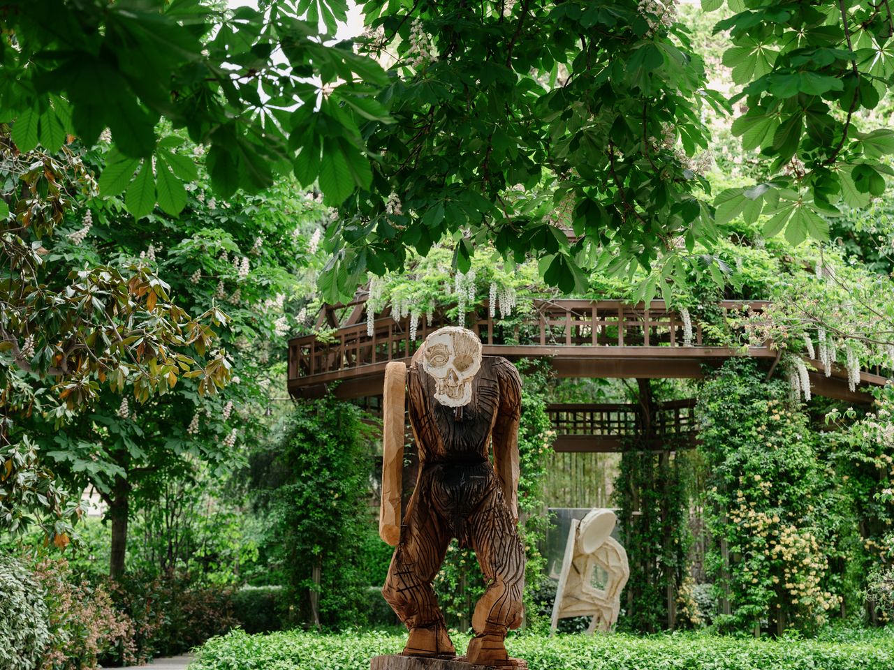 Thomas Houseago. Janus - Mirror Figure, 2025