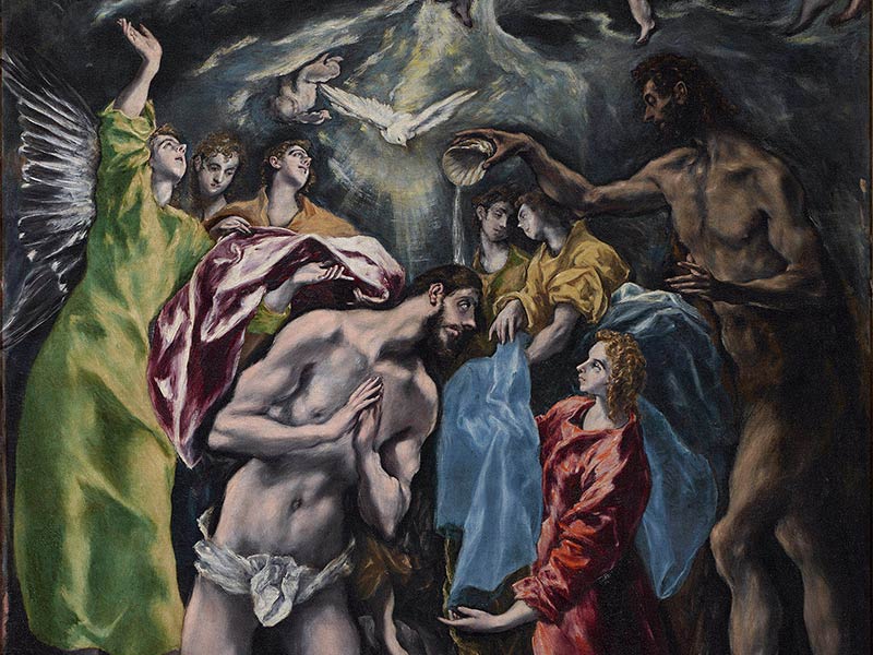 AI suggests El Greco may be sole author of Baptism of Christ