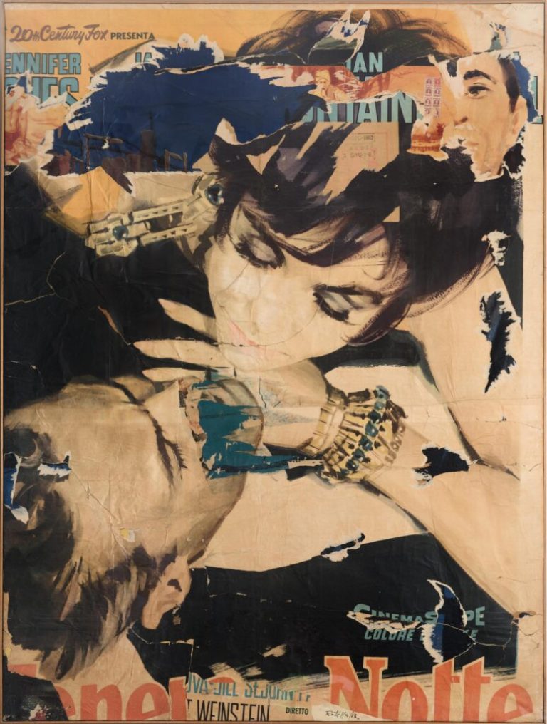 Mimmo Rotella, fragmentary and fragmented