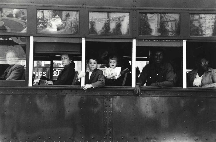Robert Frank, Streetcar. New Orleans, 1955 © Robert Frank Foundation, from The Americans