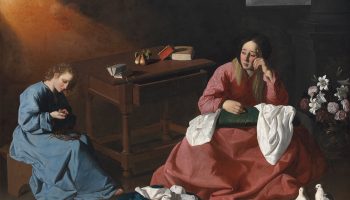 Zurbarán or the touch of the fine cord
