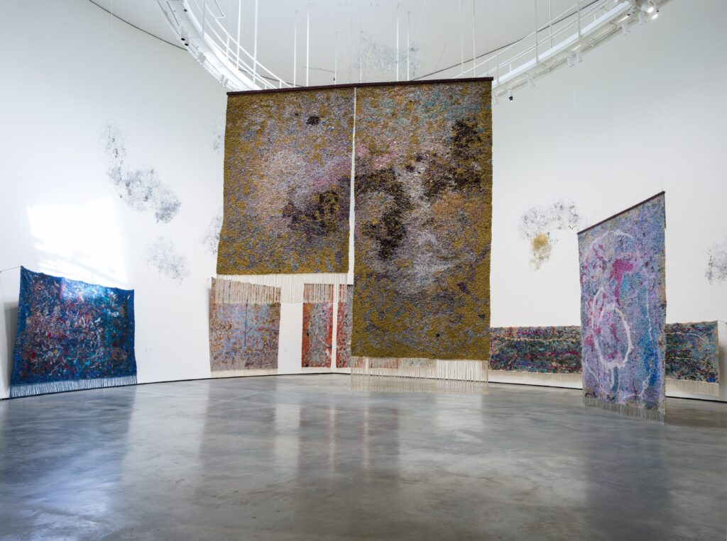 On site: Igshaan Adams. Guggenheim Museum Bilbao, 2026. Courtesy of the artist, Thomas Dane Gallery and blank projects
