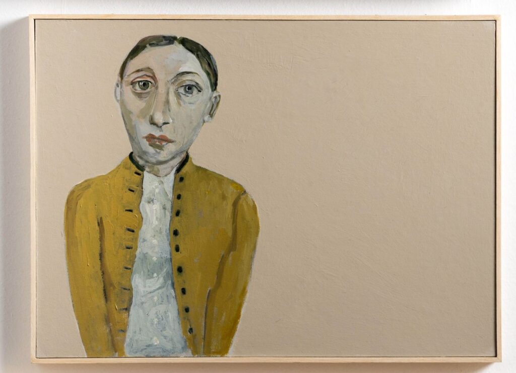 Simon Quadrat. Woman in Yellow, 2025. Courtesy Rafael Pérez Hernando Gallery