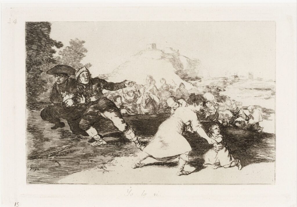 Francisco de Goya. I saw it. Disasters of war. San Telmo Museum Collection
