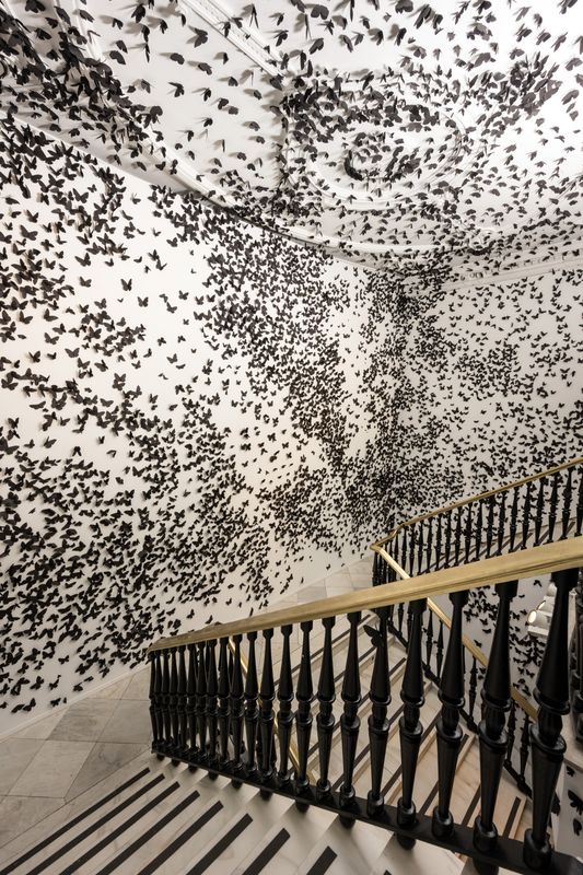 Carlos Amorales. Black cloud. Casa de México Foundation in Madrid