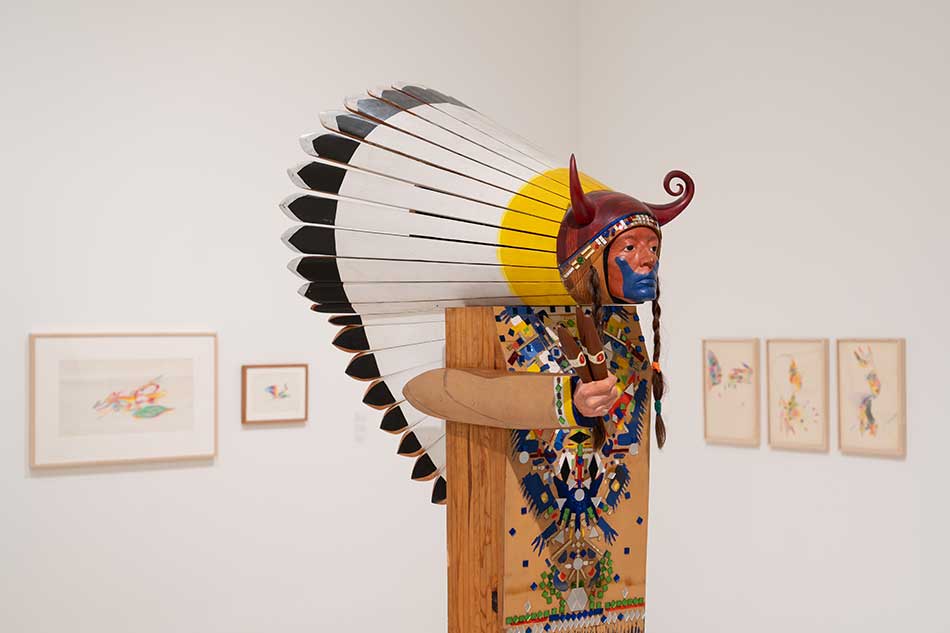 Marisol. Detail of Indian (1964)